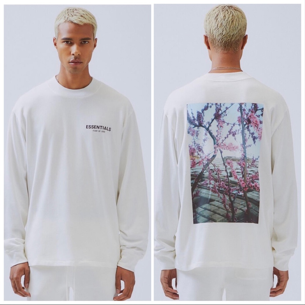 *SOLD* Fear Of God Essentials Photo L/S White